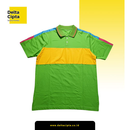 Polo Shirt Hijau Lengan Pendek