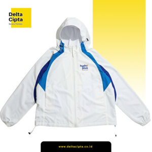 Jaket Windbreaker Bertudung